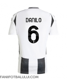 Juventus Danilo Luiz #6 Tricou Fotbal Replică 2024-25 Barbati Acasa
